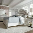 thumbnail image 2 of Bedroom Set with Queen Bed and Armoire in Vintage White, 2 of 14