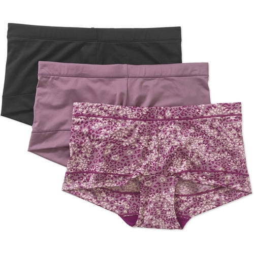 Sweet Nothings Women's Boyshort Panties 3 Pack