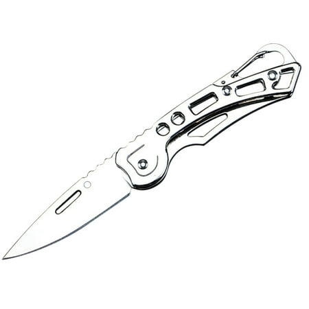 Foqnuq Stainless Steel Folding Pocket Knife - Mini Camping Outdoor Survival Blade for Hiking Fishing & Travel