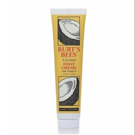 Burt's Bees Noix de coco Crème pieds 4,34 oz (Lot de 4)