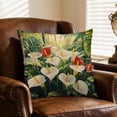 thumbnail image 5 of weibbin Small Fresh Flower Series Pillow Cover for Sofa Living Room, 17.7x17.7 Inches, Multicolor, 5 of 6