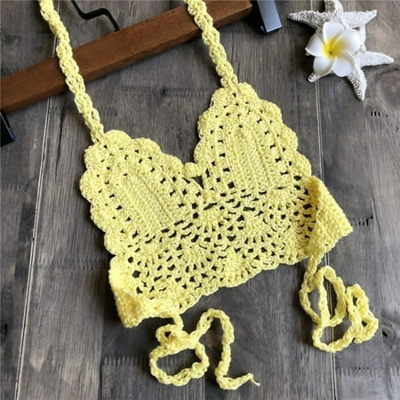 

Cathalem Kids Bathing Suits Girls Size 14-16 Kids Straps Bikini Swimsuit Clothing Top Crochet Swimwear Toddler Two Piece Swimsuit Swimwear Yellow 2-4 Years