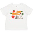 thumbnail image 3 of Inktastic I Love Heart Veggies Vegetables Healthy Food Boys or Girls Toddler T-Shirt, 3 of 5