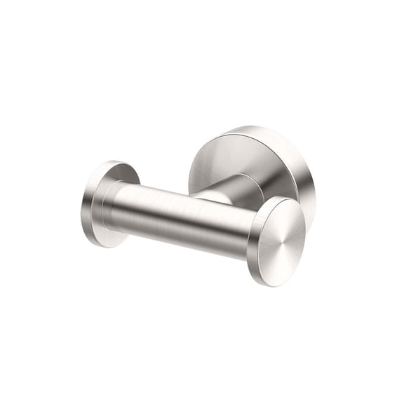 Gatco 4645A Glam Double Robe Hook, Satin Nickel