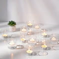 thumbnail image 3 of Nuptio Glass Votive Candle Holders ,Clear Tea Light Holders for Floating Candles 6S+6L, 12pcs, 3 of 11