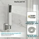thumbnail image 3 of Regaderas para Baño Set - Dos funciones Duchas de Baño Modernas, Sistema de Ducha Inteligente Mezclador, Regadera Níquel Cepillado, Incluida Válvula Empotrada Kit, 3 of 8