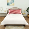 thumbnail image 6 of Iauyy 20x30in Silk-Smooth Satin Pillowcase, Gentle on Hair and Skin, Luxuriously Soft Pillowcase with Envelope Closure, Wrinkle Fade Line, 6 of 9