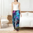thumbnail image 4 of Salouo Cute Fuzzy Fantasy Creatures Print Women's Pajama Pants Casual Loose Sweatpants PJs Flowy Pants Drawstring Palazzo for Women Wide Leg Pants Lounge Pajama -Large, 4 of 8