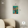 thumbnail image 5 of Bold And Bright Flower Vase Flowers In Vase Paintings Canvas Wall Art by Art Remedy, Gold Floater Frame, 11.5" x 16.5", 5 of 7