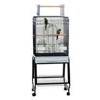 A and E Cage Co. 22"x18" Play Top Cage - Black