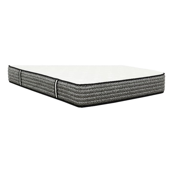Pemberly Row Matelas Hybride Contemporain à Ressorts Ensachés de 12 Po, Gris