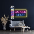 thumbnail image 2 of Handmadetneonsign Barber Shop Led Sign, Barber Shop Neon Sign, Wall Decor, Barber Shop Neon Signs, 2 of 5