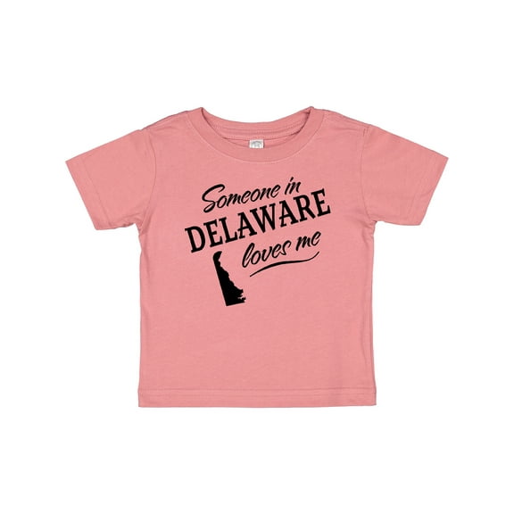 Inktastic Someone in Delaware Loves Me Boys or Girls Baby T-Shirt