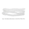 thumbnail image 4 of OUNONA Twisting Sticks Chenille Stems for Crafts Thick White 1Set DIY Craft Classroom Activities, 4 of 7