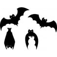 thumbnail image 2 of Set Halloween Bats Wall Mural by Wallmonkeys Peel and Stick Graphic (24 in W x 18 in H) WM23061, 2 of 4