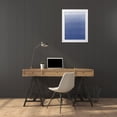 thumbnail image 3 of Hogan, Melody 19x24 White Modern Wood Framed Museum Art Print Titled - Ombré Blue Fresco 1, 3 of 4
