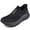 Black, variant on Men Extra Wide Width Sneakers Comfort Walking Shoes Relieve Foot Pain Wide Toe Box with Arch Support