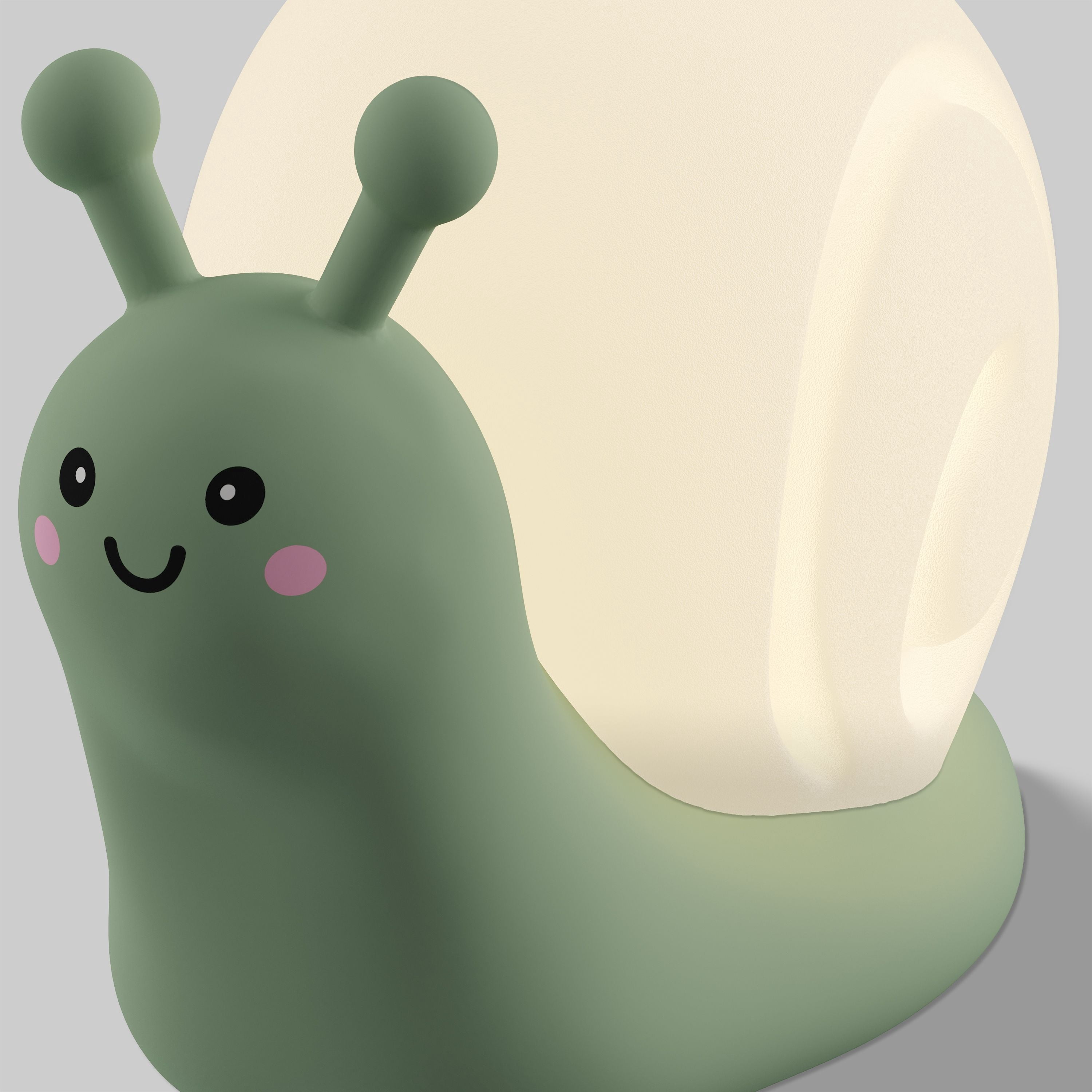 Mainstays Kids Squishy Snail LED Rechargeable Lamp