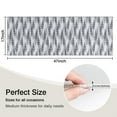 thumbnail image 5 of Gray Christmas Tree Pattern Kitchen Rug Mat,Kitchen Runner Rugs Non Skid Washable,Decorative Kitchen Floor Mats for Kitchen,Sink,Laundry,17"X47", 5 of 5