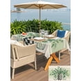 thumbnail image 5 of Outdoor Tablecloth with Umbrella Hole for Patio/Picnic/Party/Camping, Eucalyptus Leaves Waterproof Table Cloth Rectangle Table Cover Washable, Sage Green Botanical Rustic (60"x 120"), 5 of 8