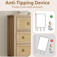 thumbnail image 5 of Kojooin 7-Dresser for Bedroom - Natural Rattan Style Storage for Nursery, Living Room, 5 of 7
