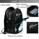 thumbnail image 4 of Balery Christmas Gnome Snowflake Mochila con carga USB para hombre y mujer - Mochila impermeable y antirrobo para portátil con puerto USB para viajes, trabajo, estudios y universidad, 4 of 7