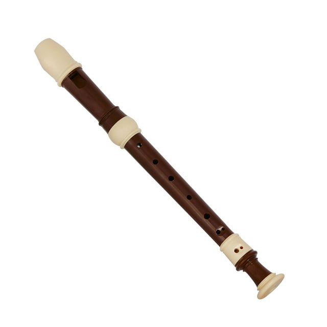 Grabadora ABS Grabador Descantador Grabadoras de 8 Orificios Estilo Barroco Instrumento Desmontable con Descanso para los Dedos y Bolsa de Transporte Aula Viento Instrumentos Musicales Café IRIN Grabadora
