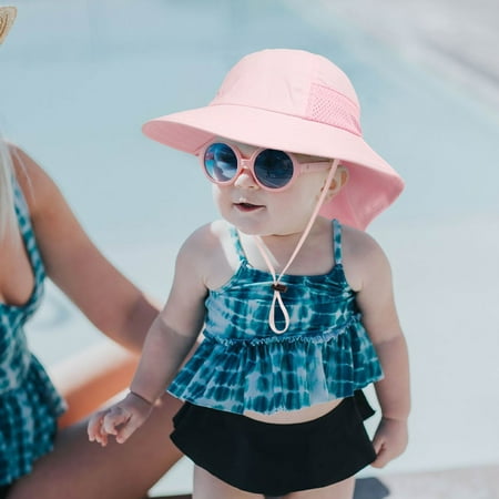 

kid s sun hat wide brim upf 50+ protection hat for toddler boys girls bucket hat
