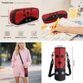 thumbnail image 7 of HUISEFOR Cute Ladybug School Backpack Set 17 Inch Lightweight School Bag with Lunch Bag, Pencil Case and Water Bottle Holder Multi-Pocket for Elementary School 2nd-3rd Grade, 7 of 7