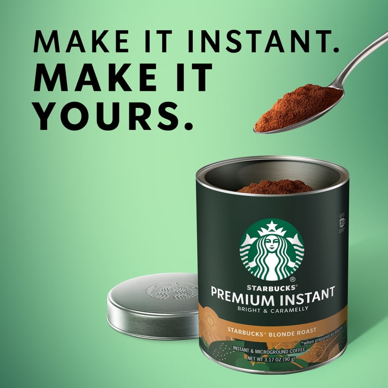 Starbucks Premium Instant Coffee, Starbucks Blonde Roast, Arabica