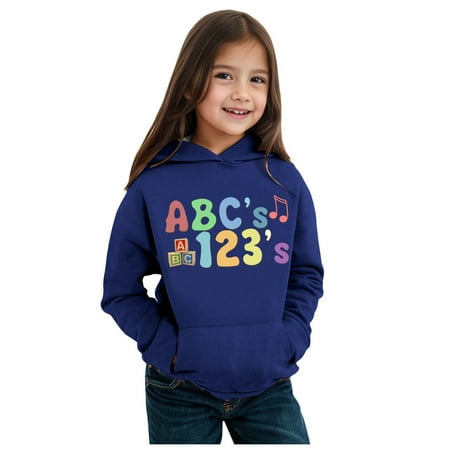 

Kids Boys Girls Autumn WInter Season Kindergarten Letter Printed Long Sleeve Hoodie Warm and Comfortable Tops Children s Clothing Girl Hoodies Boys Pullover Hoodie Sweaters for Kids Jacket Baby Boys