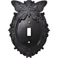thumbnail image 1 of Clearance Under $5 Switch Plate Cover Gothic Butterfly Embossed for Wall Socket Decor,1PC,Black, 1 of 2