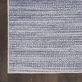 thumbnail image 4 of Nourison Nourison Washables 2'2" x 8' Grey Modern Indoor Non-Slip Flatweave Rug, 4 of 7