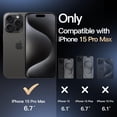 thumbnail image 2 of JETech Grip Case for iPhone 15 Pro Max 6.7-Inch, Soft TPU Slim Fit Protective Phone Cover with Camera Lens Full Protection, Shockproof (Black Titanium), 2 of 5