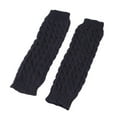 thumbnail image 3 of PEASKJP Womens Socks Tube Stripes Solid Patterned Daily Cotton Socks, Navy One Size, 3 of 3