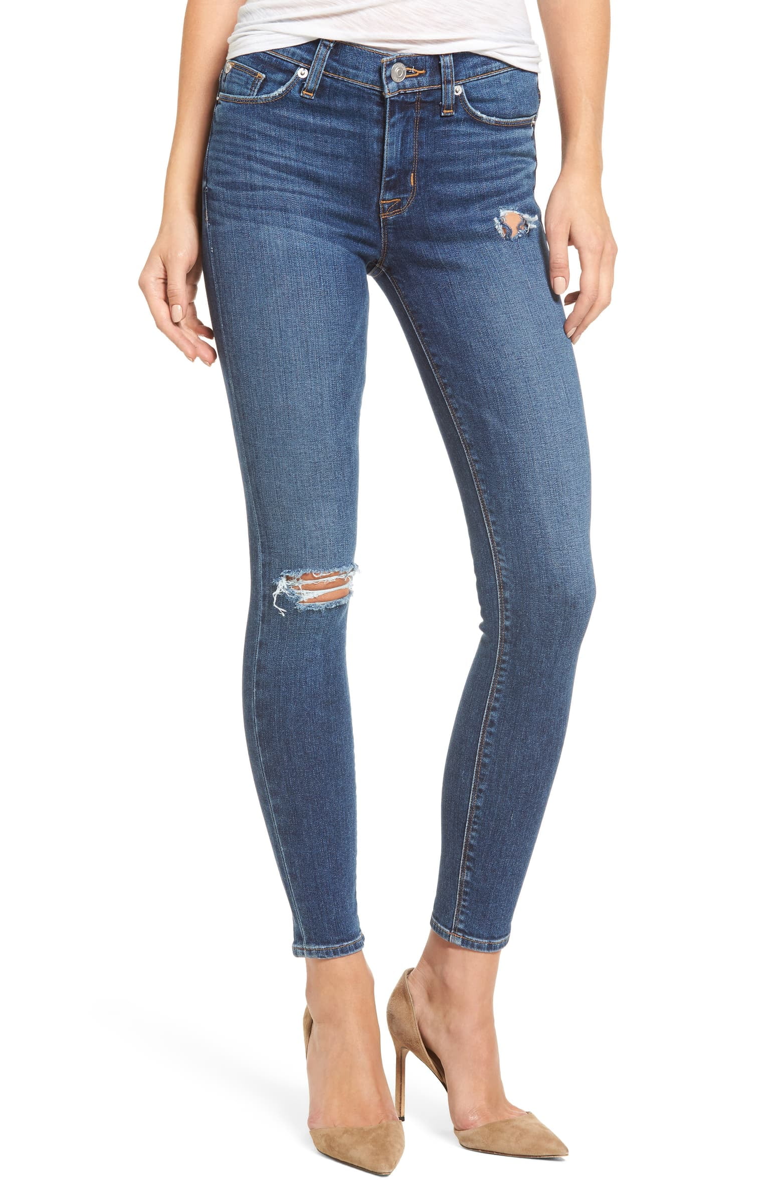 Hudson - Hudson | Nico Cropped Skinny Jeans | Blue | Size 30 - Walmart ...