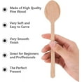 thumbnail image 5 of 2pcs Wood Carving Spoon Blank Kit Large Beech Basswood Wood Spoon Unfinished Wooden Spoons Blocks for Craft Carving Whittler Starter Beginners Mixed Color Wood, 5 of 9