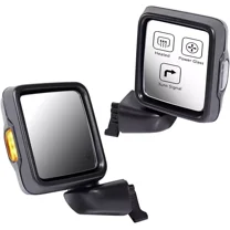 Pair Door Side Mirror Rearview Power Heated for 18-23 Jeep Wrangler JL Gladiator