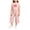 Pink, variant on Bovxnpu Girls Outfits Set Girls Summer Outfit Set Lace Up Heart Print Crewneck Short Sleeve Top Elastic Waist Capris Pants Set