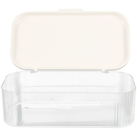 Transparent Makeup Box with Lid Makeup Storage Holder Sundries Container
