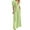Green, variant on aidice Dressy Jumpsuits for Women Deep V Neck Puff Short Sleeve Ruched Bow Tie Wide Leg Pants Rompers