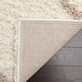 thumbnail image 4 of Safavieh Dallas Shag Collection 5 x 7 Foot Indoor Carpet Area Rug, Ivory/Beige, 4 of 5