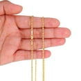 thumbnail image 4 of Nuragold 14k Real Yellow Gold 2mm Rope Chain Diamond Cut Lightweight Necklace (16"-30") Italian Jewelry for Men & Women, 4 of 9