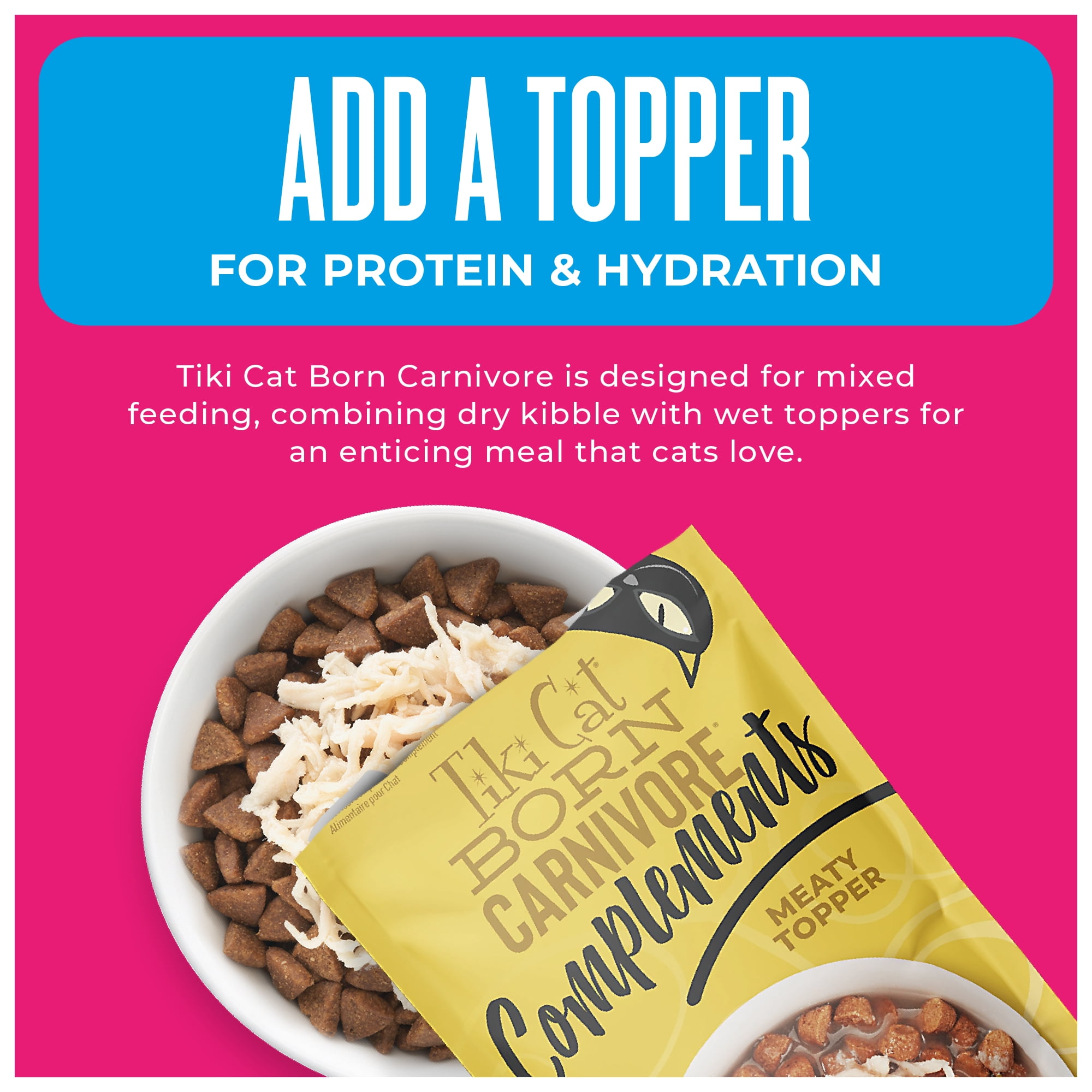 Tiki Cat Born Carnivore Wet Cat Food, Chicken Breast & Salmon Recipe in Broth, 2.4 oz. Can