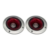 LOLIPPYY 2-Pack Car Speakers with Red and Connectors, Auto Horn Sound Enhancement