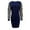 Blue, variant on Wdgfv Elegant Sequin Evening Gown for Women Retro Party Dress Female Attire with Sparkling Embellishments Blue S
