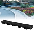 thumbnail image 2 of 6 Set Trench Drain System Interlocking Leakage Proof Channel Drain with Grates for Gardens Farms Terrace, 2 of 6