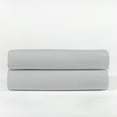 thumbnail image 6 of Purity Home 100% Cotton King Light Grey Percale Pillowcases, 400 Thread Count Breathable, Super Soft, Cool & Crisp 2-Piece Set, 6 of 8
