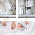 thumbnail image 4 of Separadores de cajones JM organizador de almacenamiento de cajones ajustable rejilla de plástico para oficina cocina 8 Uds blanco, 4 of 5