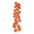 thumbnail image 2 of geerera Fall Decor Fall Garland for Home - 39.37" Artificial Orange Yellow Maple Leaf Vine with Hanging Loops, Fall Home Decor Leaves Decor Hanging Swag for Mantel Wall Doorway Autumn, 2 of 8